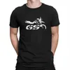 Motocykl motocyklowy motocykl motocyklowy motocykl gs t-koszulka graficzna tee tee letnie odzież poliestrowa Załóż Crewneck T240425