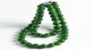 Véritable collier de perles de jade vert naturel femme joaillerie de mode de la mode