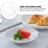 Dinnerware Sets 4 Pcs Appetizer Tray Shell Dish Western Plate Ceramic Salad Multi-function Plates Creative Dessert Trays White