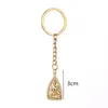 Keychains Jardin cambodgien bouddha bouddhisme pendentif porte-clés avec bijoux cubique en zircone Thaïlande Vietnam Laos