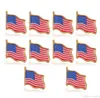 Amerikanische Flagge Revers Pin USA.
