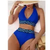 Nouveau maillot de bain en bikini fendu couvrant le nœud de bain de bikini sexy du ventre sexy