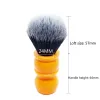 Brush Yaqi 24mm Soft Synthetic Hair Good Tuxedo Knot Orange Handle Shaving Brushes