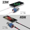 Chargers Wotobe 2 Port 83w Super Fast Car Charger,usb C Pd/pps 65w/45w 20v 20w,qc3.0/afc/fcp18w for Iphone 13 Mibook Dell Xps Hp Laptops