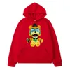 Męskie bluzy bluzy bluzy królików kawaii bluza chłopcy anime z kapturem kurtka pullover fNAf fole fleece bluzy y2k sudadera dla dzieci ubrania dla dzieci prezent 240424