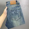 Jeans pour hommes concepteurs de haute qualité pour hommes au printemps et à l'été, ajustement slim et légèrement élastique confortable pour les hommes NUWC