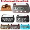 時計プロのチェスデジタルタイマーチェスクロックIGOカウントアップボードゲームクロックデジタル電子チェスクロックメーターストップウォッチ