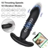 Thrusting Vibrating Butt Anal Plug APP Vibrator Wireless Remote Sex Toys for Women Ass Dildo Prostate Massager Buttplug 240412