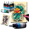 Inchiostro tatuatore semi-permanente Inchiostro Body Beauty Art Microblading Inchiostri pigmenti per sopracciglia per micropigmentazione 14 colori 30ml