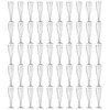 Cups Saucers R2JC 50x Plastic Champagne Flutes Disposable Glasses For Parties Wedding