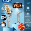 Gimbals AXNEN HQ5 3Axis Handheld Gimbal Stabilizer Selfie Tripod for Smartphone iPhone Android, Optional AI Module Fill Light, VS HQ3