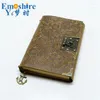 Emoshire est äkta läderdesign Travellers Notebook Vintage European Style Travel Journal Diary Handmased Gift N117
