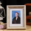 Cadre livraison gratuite Nordic Photo cadre Stand Affichage esthétique Frames d'image en bois Portrait de verre quadros de paede décorations de chambre