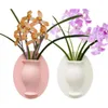 Vasos vaso de flores decoração de decoração de planta de silicone aditivo pegajoso e fácil removível parede e acessórios de bridge diy