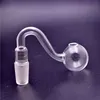 Wholesale XXL Glass Oil Burner Pipe Smoking Pipes 10mm 14mm 18mm Male Female for Dab Rig Bong Adapter Tobacco Nail Bent Shape Design Banger Nails Hookah Accessories