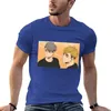 Polos masculins Haikyuu!T-shirts miya t-shirts t-shirts simples pour hommes coton