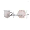 Stile ciotole dipinte a mano Kinglang Retro Mug Coffee Milk con Pesa Cuceia Delivery Delivery Casa Cucina Cucina Dining Correo DHVL0