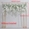 Flores decorativas 2/1.6/1.4m Luxo Babybreath Rose Orchid Flower Row Arranjo Casamento Arco decoração GyPsophila Festa de eventos Floral Party