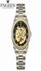 Relogio Feminino Women sieht selbstwind automatische mechanische Armbanduhren Tourbillon Skelett Hodinky Female Orologio Meccanico Y8503594