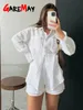 Casual losse dames zomerse katoenpak 100% tweedelige tweedelig set vrouwen tracksuit shirt en shorts voor 240420