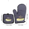 Cuisine 2 pièces Pot Mitts Hauts Mat de four et gants Gants Gants résistants à la chaleur Cuire Z230810 Drop Livraison Home Garden Dining Bar Bake DHPUK S