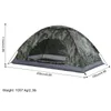 Tält och skyddsrum 1/2 Persons Ultralight Camping Tent Single Lay Portable Vandring Anti-UV Coating Upf 30 för utomhusstrandfiske