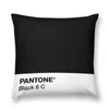 Подушка Pantone Black 6 C бросить крышку рождественские чехлы диван