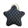 Designer Bag Women Channelies Leather Sheepskin Wind Vijf puntige Star Diamond Grid Chain Bag modieuze gepersonaliseerde schouder crossbody tas