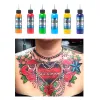 30 ml / botella de tatuaje de fusión de tatuajes de pintura de 16 colores para el tatuaje de tatuaje para pintura corporal Suministro de tatuaje de pintura