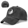 Ball Caps Tai Chi Chuan Baseball Cap rétro Coton en détresse Sun Sun Men Femmes Outdoor Running Golf Hat