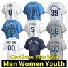 Kob Francisco Mejia Baseball Jersey Kevin Cash Wander Franco Brett Phillips Wade Boggs Chris Archer Randy Arozarena Manuel Margot Mike Zunino