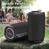 Altoparlanti portatili Zealot S49 20W Altoparlanti Bluetooth portatile Sound Stereo IPX7 Wireless Wireless Bluetooth 5.2 Eccellente Bass Performace D240425