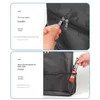 Auto-organisator 420D Watervrije achterbank Oxford Doek met ritssluiting Back Protector Zwarte opslag