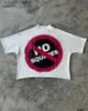メンズTシャツアメリカンゴシックスーパークールなレタープリント印刷主要なTシャツメンズファッションハラジュクルーズラウンドネック短袖TOPQ240425