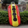 Tubes FDS New HeavyDuty Inflatable Towable Booster Tube Banana 3 Riders Towable Tube for Adults Towable Water Sports Boat