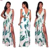 Casual Dresses Women Printed Slim Backless Nightwear Nightclub Dress