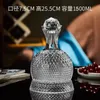 High End Luxury Glass Wine Decanter For Home Use Rotating Quick Separation Kettle Grape Set 240409