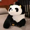 Cuscino carino gatto lungo cuscinetto cuscino super morbido bambola panda che dorme su letto regalo di compleanno del cuscino per ragazze e bambini