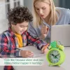 Clocks Kids Alarm Clock Cute Dinosaur Unicorn Desk Clock Double Bell Clock with Backlight Alarm Clock For Children Sleep Trainier Gifts