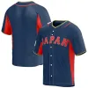 Skjortor 2023 Summer Japan Baseball Jerseys Men's Short Sleeve Baseball Shirts Outdoor Sportswear Camisa De Time Beisbol Jersey Baseball
