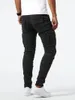 Les jeans slim pour hommes étirent un jean skinny pour les hommes, la mode de la jambe droite confort flex pantalon décontracté 2404253