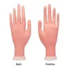 Krofaue Práctica de uñas Modelo de mano flexible suave plástico de plástico flexible Flexible Mannequin Mannequin Display 240411