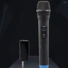 Mikrofoner Portable VHF trådlös mikrofon för karaoke som sjunger en