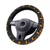 Steering Wheel Covers German Shepherd 38cm Anti-slip For Animal Dog Lover Protective Cover Car-styling