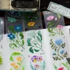 Geschenkwikkeling 1 Loop Vintage Desk van botanist Plant Floral Washi Pet Tape Planner Diy Card Making Scrapbooking Plan Decoratieve sticker