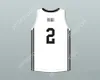 Nom nay personnalisé Mens Youth / Kids Gigi 2 Mamba Ballers Basketball Jersey Version 3 Stitted S-6XL