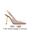 2024 Designer Sandaler High Heels Luxurys Women Open Toe Stiletto Singback Heel Classic Paris Dress Sandal Fashion Party Wedding Office Pumps Platform With Box