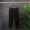 Pantalones para hombres verano nueva moda pantalones para hombres contador comercial casual traje delgado pantalones a cuadros Patrón de letras a cuadros Pantsaa2260