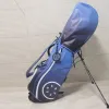 Bolsas novas moda azul/rosa gradiente de cor de golfe bolsa de golfe feminina