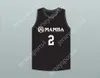 Benutzerdefinierte Name Herren Jugend/Kinder Gigi 2 Mamba Ballers Black Basketball Trikot Top S-6xl